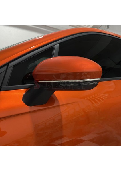 Renault Clio 5 Krom Ayna Alt Çıtası 2 Prç. 2019 2020 2021 2022 2023 2024 2025
