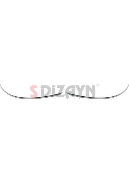 Renault Clio 5 Krom Ayna Alt Çıtası 2 Prç. 2019 2020 2021 2022 2023 2024 2025