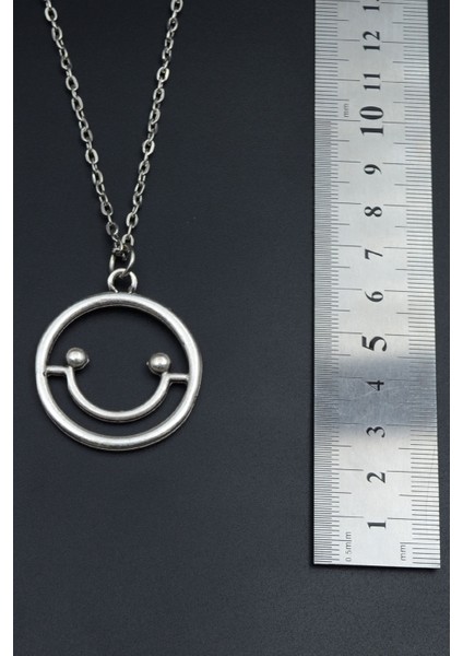 Gülen Yüz- Smile Düz Zincir Kolye fırsatları