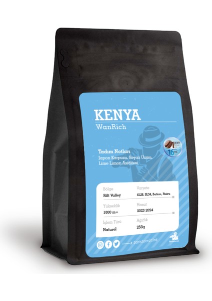 Kenya Wanrich Filtre Kahve 250 gr