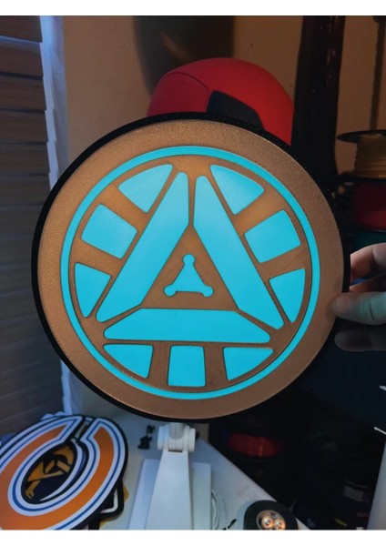 Ironman Arc Reactor Masa & Duvar Lambası