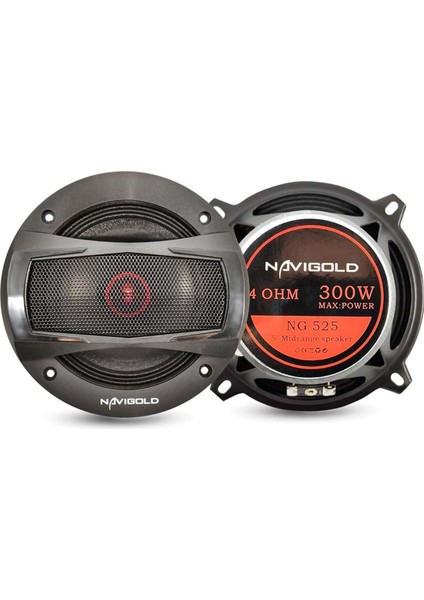 Oto Midrange 300W 2 Adet Navigold NG-525