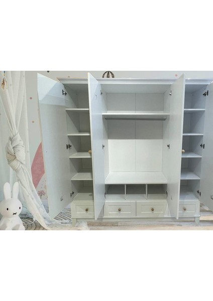 Oslo MDF 4 Kapılı Bebek&çocuk Gardırop fiyatları