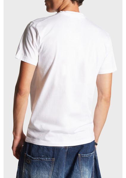 Baskılı Pamuk Regular Fit Bisiklet Yaka T Shirt Erkek T Shirt S79GC0084 S23009 100 fiyatları
