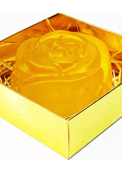 Tekno Trust Gül Kokulu Gül Figür Dekoratif Sarı Renk Gül Banyo ve El Sabunu - 100 Gram - Hediyelik Kutusunda fiyatları