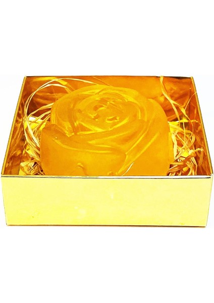 Tekno Trust Gül Kokulu Gül Figür Dekoratif Sarı Renk Gül Banyo ve El Sabunu - 100 Gram - Hediyelik Kutusunda modelleri