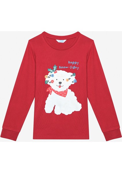 Kız Çocuk Fancy Termal Kırmızı Pijama Takımı fiyatları