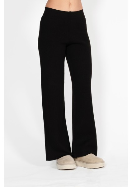 Rtd&vld Kadın Vita 165 Reina Düz Triko Pantolon Siyah modelleri