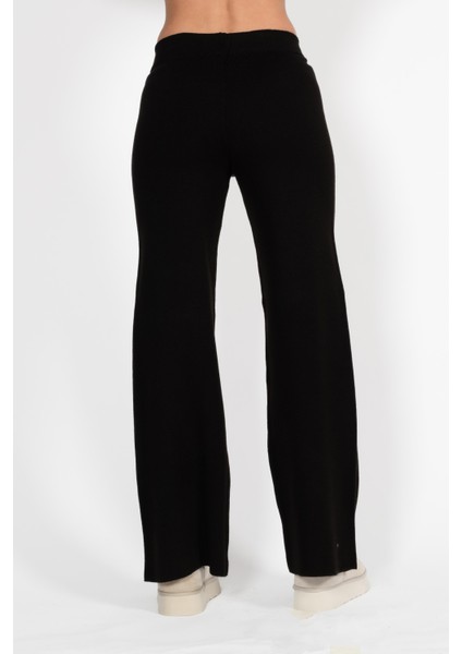 Rtd&vld Kadın Vita 165 Reina Düz Triko Pantolon Siyah fırsatları