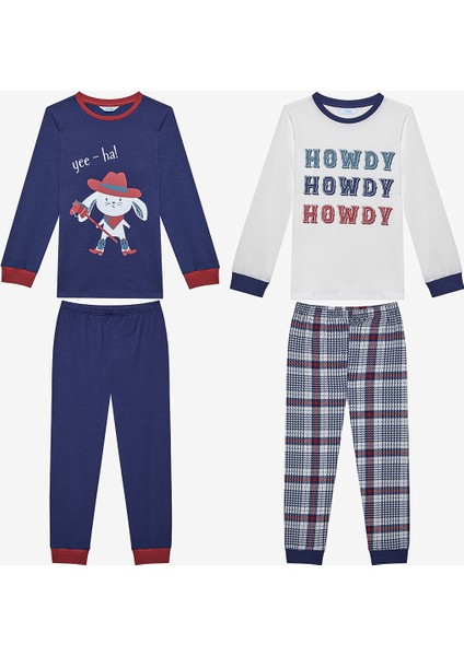 Erkek Çocuk Howdy 2li Çok Renkli Pijama Takımı