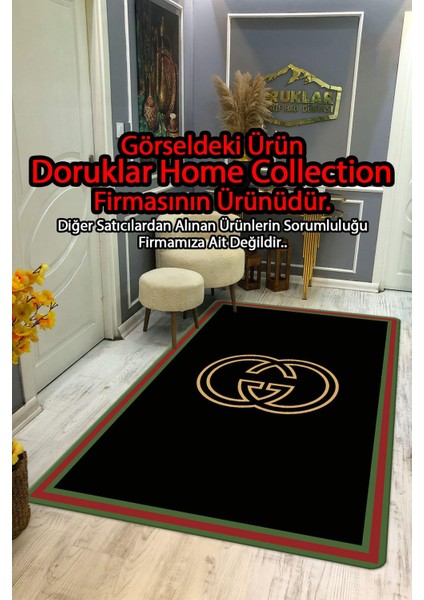 Kaymaz Taban Yıkanabilir Dijital Baskı Dekoratif Modern Desenli Lu x Serisi Dot Taban Halı L13