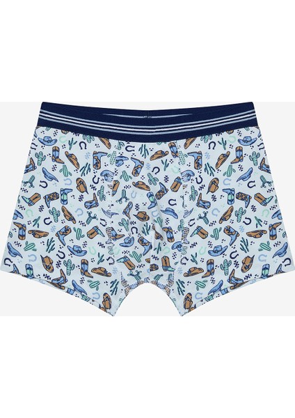 Erkek Çocuk Lucky Boy Çok Renkli 2li Boxer