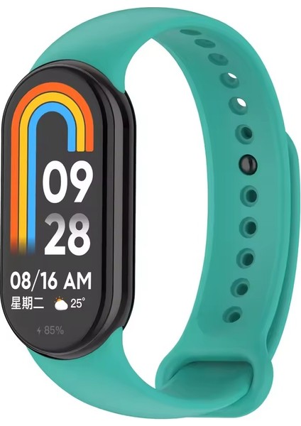 Xiaomi Mi Band 8/band 9 Uyumlu Metal Tırnaklı Uzun Ömürlü Silikon Kordon fiyatları