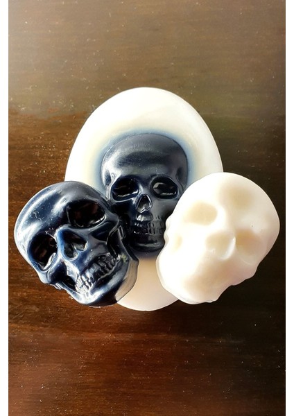 Tekno Trust Dekoratif Hediyelik Afrodizyak Etkili Hindistan Cevizi Kokulu Kurukafa Model 3'lü Sabun Seti