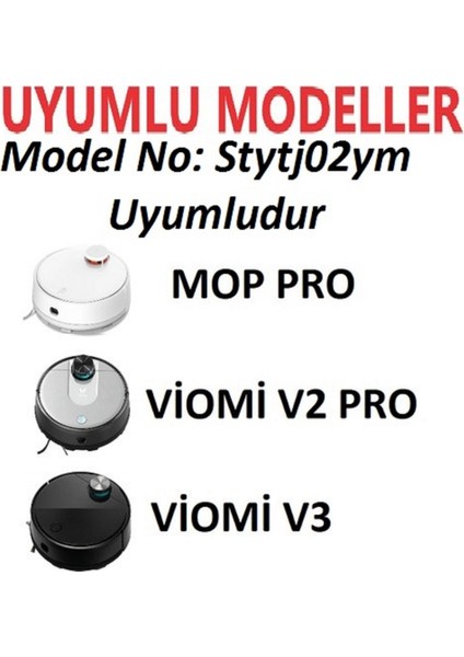 Xiaomi Mi Robot Vacuum Mop P - Vacuum Mop Pro (Model NO.STYJ02YM) Uyumlu Fırça Hepa Filtre Mop Paspas 7 Li Set