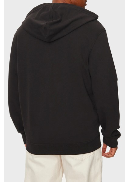 Calvin KleinPamuk Regular Fit Kapüşonlu Yaka Sweat J30J326858BEH Erkek Sweat J30J326858 Beh