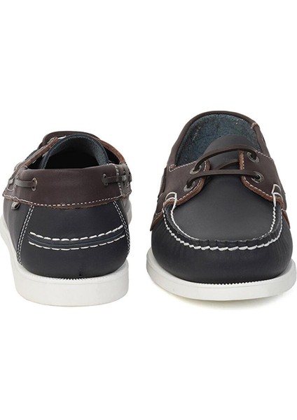 67630 Erkek Lacivert Kahve Hakiki Deri Günlük Ayakkabı indirimleri