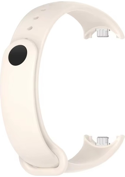 Xiaomi Mi Band 8/band 9 Uyumlu Metal Tırnaklı Uzun Ömürlü Silikon Kordon