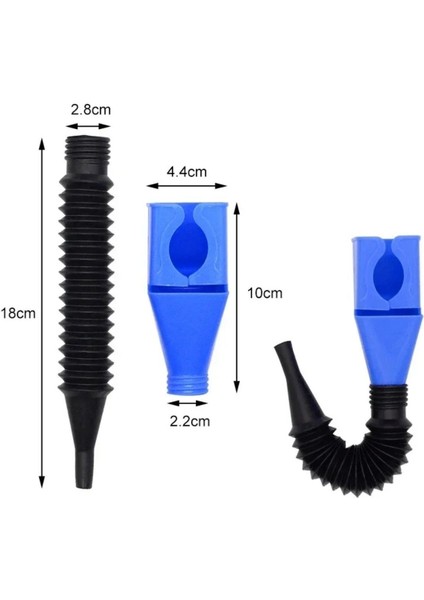 ® Araba ve Motorsikletler Için Katlanabilir Plastik Motor Yağ Hunisi