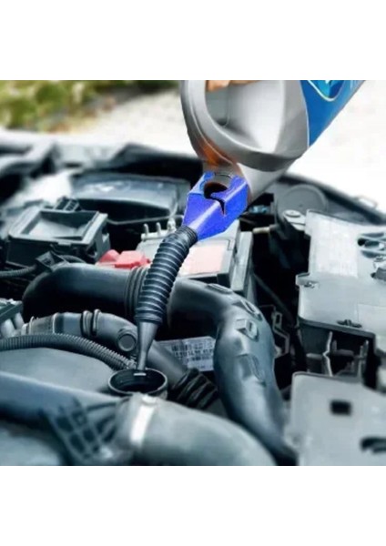 ® Araba ve Motorsikletler Için Katlanabilir Plastik Motor Yağ Hunisi