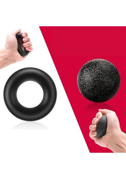 Byogalo® 5 Parça El, Kol ve Parmak Egzersiz Spor Aletleri Seti Fitness Takımı