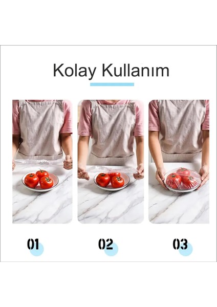 Tencere Tabak Gıda Koruyucu Lastikli Streç -25 Adet fiyatları