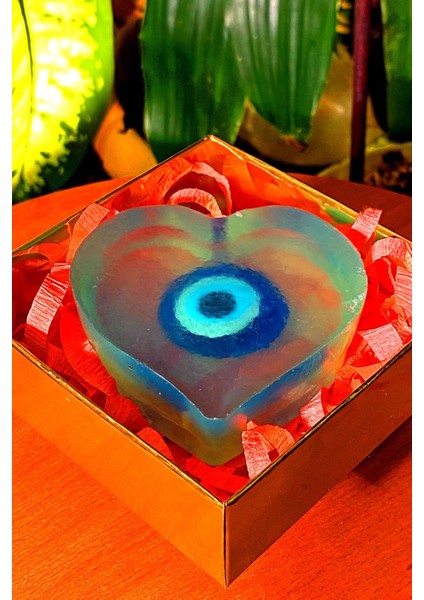 Tekno Trust 2'li Dekoratif Hediyelik Nilüfer Çiçeği Figürlü ve Nazar Boncuklu Kalp Model Banyo Sabunu fiyatları