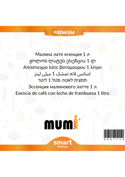 Premium Ahududulu Latte Mum Esansı 1 Litre fiyatları