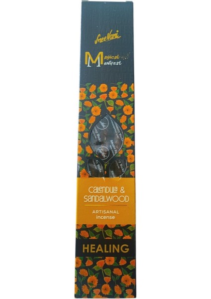 Calendula & Sandalwood Magical Manifest Sanatsal Doğal El Yapımı Premium Tütsü