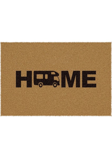 Paspas Home Karavan Desenli Kapı Önü Paspası 40 x 60 cm
