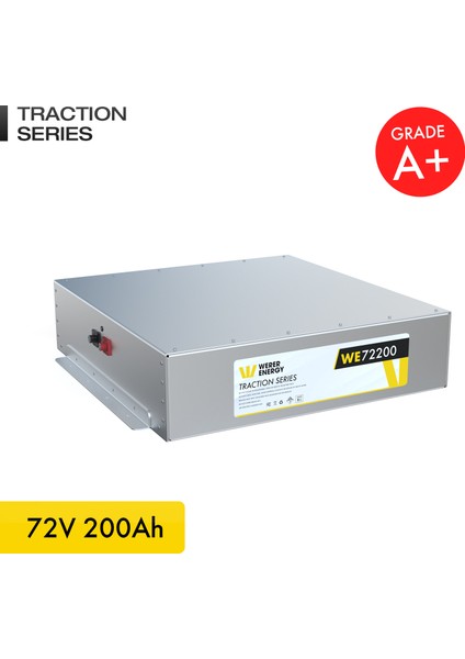 72V 200Ah LiFePO4 Traction Series Bluetooth'lu Lityum Demir Fosfat Akü