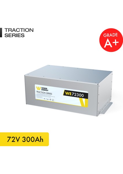72V 300Ah LiFePO4 Traction Series Bluetooth'lu Lityum Demir Fosfat Akü