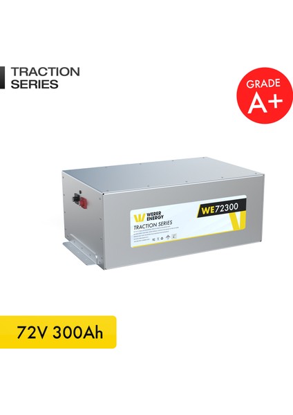 72V 300Ah LiFePO4 Traction Series Bluetooth'lu Lityum Demir Fosfat Akü
