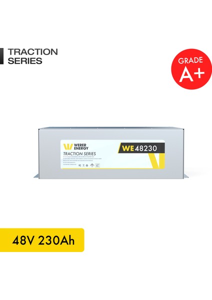 48V 200AH Lifepo4 Traction Series Bluetooth'lu Lityum Demir Fosfat Akü