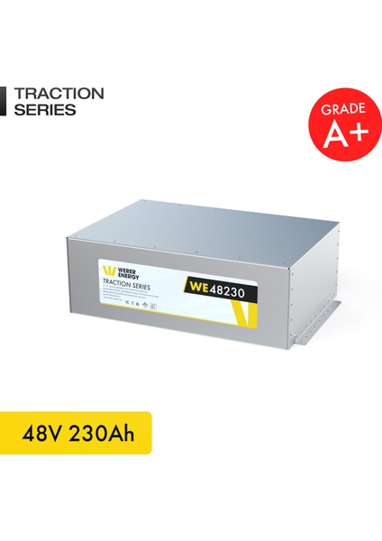 48V 200AH Lifepo4 Traction Series Bluetooth'lu Lityum Demir Fosfat Akü