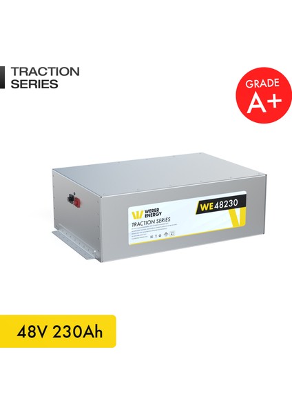 48V 200AH Lifepo4 Traction Series Bluetooth'lu Lityum Demir Fosfat Akü