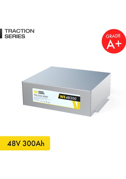 48V 300AH Lifepo4 Traction Series Bluetooth'lu Lityum Demir Fosfat Akü