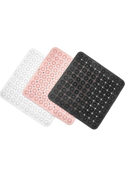 Silikon Kaydırmaz Taban Masajlı Duşakabin ve Banyo Paspası - Kare Banyo ve Küvet Içi Masajlı Paspas fırsatları