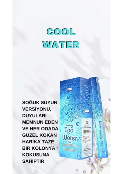 Cool Water Rahat Ortam Tütsü 20 Çubuk