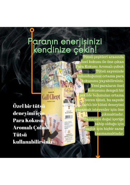 Call Client Müsteri Çekme Tütsü 20 Çubuk