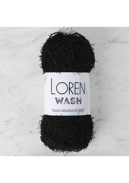 Wash Siyah El Örgü Ipi - R004 - 34041