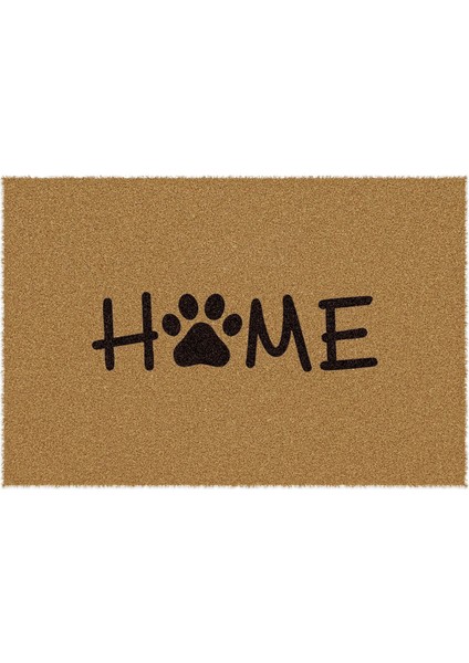 Paspas Dekoratif Home Pati Desenli Kapı Önü Paspası 40 x 60 cm