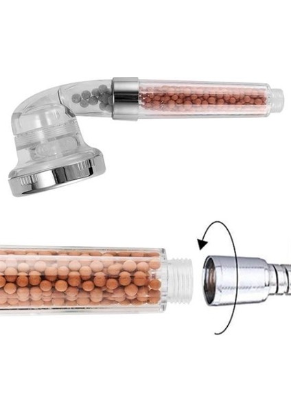 Byogalo® %50 Su Tasarruflu ve Arıtmalı Doğal Taşlı Banyo El Duş Başlığı indirimleri