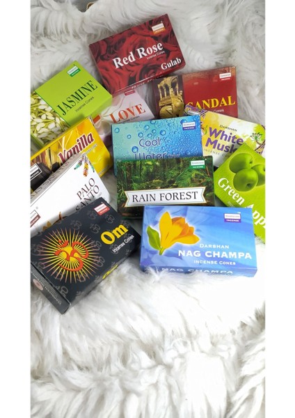 Kırmızı Gül Darshan Konik Tütsü fiyatları