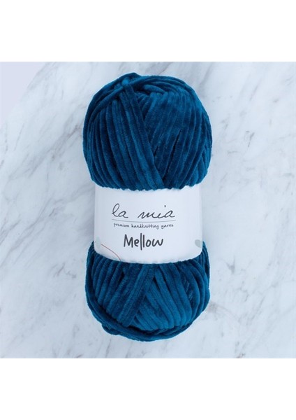 Mellow Petrol Mavi El Örgü Ipi - 918 - 34164