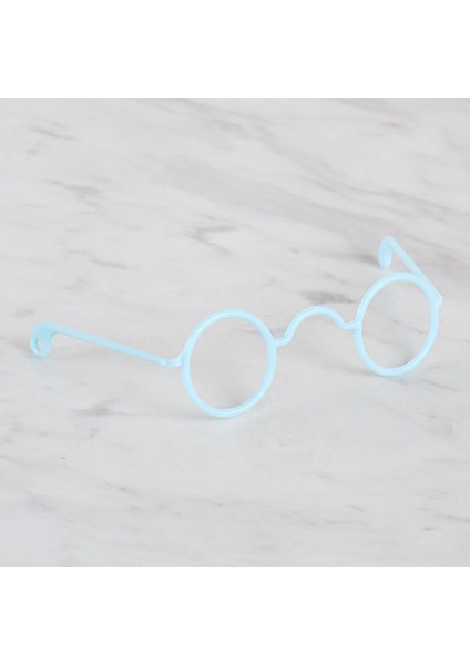 Plastik Amigurumi Gözlük Mavi