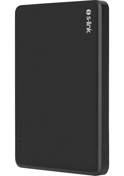 MG105 5000MAH PD20W Magsafe 15W Kablosuz Type-C Siyah Taşınabilir Metal Şarj Cihazı Powerbank
