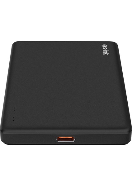 MG105 5000MAH PD20W Magsafe 15W Kablosuz Type-C Siyah Taşınabilir Metal Şarj Cihazı Powerbank indirimleri