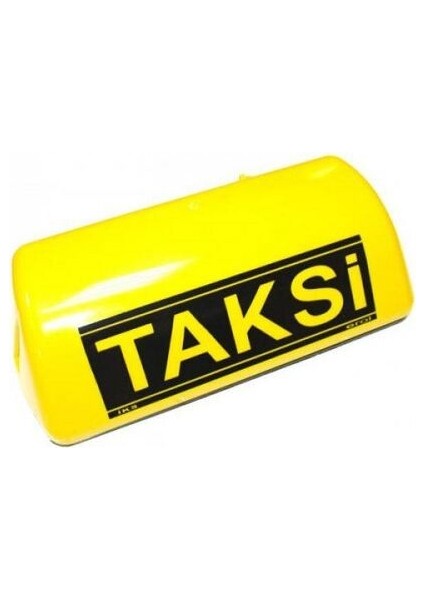 180 Taksı Levhası Mıknatıslı Sarı