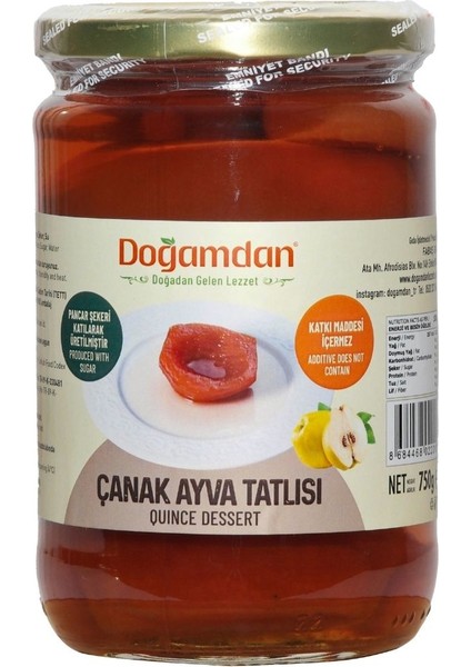 Doğamdan Çanak Ayva Tatlısı 750GR